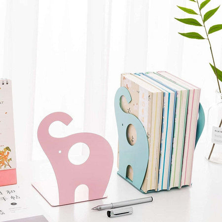 Set 2 Pezzi Fermalibri Motivo Elefante In Ferro Per Bambini Libri Da 19 X 12 Cm Casa e cucina/Decorazioni per interni/Decorazioni cameretta ragazzi/Fermalibri Trade Shop italia - Napoli, Commerciovirtuoso.it