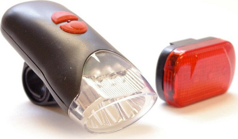 Set Pezzi Luci Per Bici Bicicletta A Led Anteriori E Posteriori