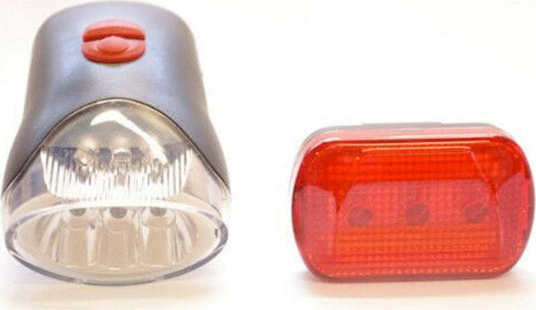 Set 2 Pezzi Luci Per Bici Bicicletta A Led Anteriori E Posteriori Accessori Sport e Tempo Libero > Ciclismo > Luci per Bici > Sport Trade Shop italia - Napoli, Commerciovirtuoso.it