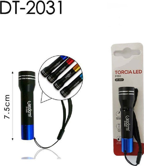 Set 2 Pezzi Mini Torcia Led Tascabile Per Escursioni Campeggi Vari Colori Dt2031 Casa, arredamento e bricolage > Bricolage e fai da te > Torce Trade Shop italia - Napoli, Commerciovirtuoso.it