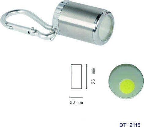 ??set 2 Pezzi Mini Torcia Torce Portachiavi A Led Cob Tascabile Alluminio Dt-2115 Fai da te/Sicurezza e protezione/Torce/Torce elettriche portatili (standard) Trade Shop italia - Napoli, Commerciovirtuoso.it
