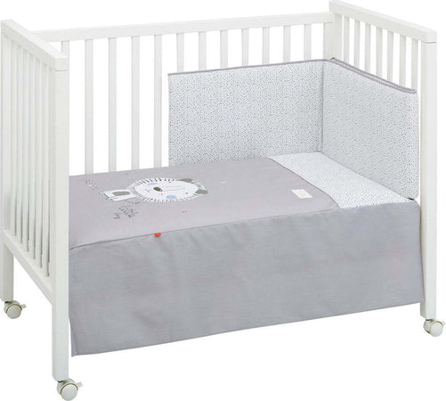 Set 2 pezzi Piumone 60 Be Lion Grigio 60X120X3 Cm Casa e cucina/Tessili per la casa/Biancheria per culle e lettini/Biancheria bimbi/Completi da lettino La Casa Del Bebè - Napoli, Commerciovirtuoso.it