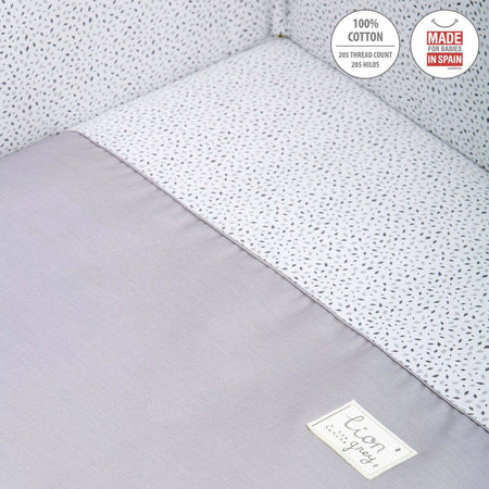 Set 2 pezzi Piumone 60 Be Lion Grigio 60X120X3 Cm Casa e cucina/Tessili per la casa/Biancheria per culle e lettini/Biancheria bimbi/Completi da lettino La Casa Del Bebè - Napoli, Commerciovirtuoso.it