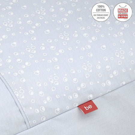 Set 2 pezzi Piumone 60 Be Ocean Grigio 60X120X3 Cm Casa e cucina/Tessili per la casa/Biancheria per culle e lettini/Biancheria bimbi/Completi da lettino La Casa Del Bebè - Napoli, Commerciovirtuoso.it