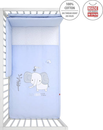 Set 2 pezzi Piumone 60 Be Zoe Azzurro 60X120X3 Cm Casa e cucina/Tessili per la casa/Biancheria per culle e lettini/Biancheria bimbi/Completi da lettino La Casa Del Bebè - Napoli, Commerciovirtuoso.it