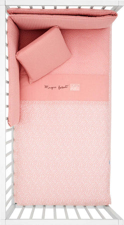 Set 2 pezzi Piumone 60 Forest Rosa 60X120X3 Cm Casa e cucina/Tessili per la casa/Biancheria per culle e lettini/Biancheria bimbi/Completi da lettino La Casa Del Bebè - Napoli, Commerciovirtuoso.it