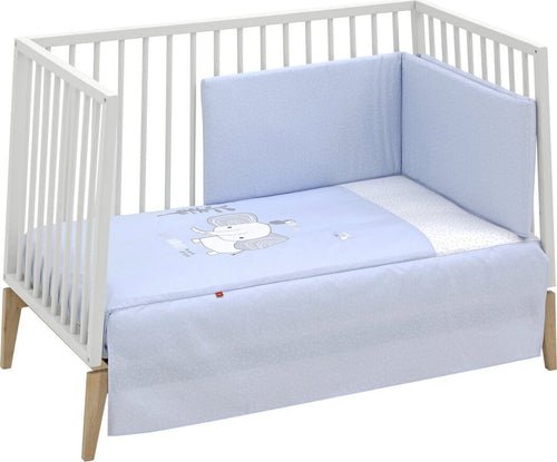 Set 2 pezzi Piumone 70 Be Zoe Azzurro 70X140X3 Cm Casa e cucina/Tessili per la casa/Biancheria per culle e lettini/Biancheria bimbi/Completi da lettino La Casa Del Bebè - Napoli, Commerciovirtuoso.it