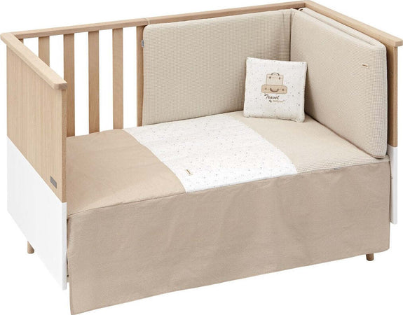 Set 2 pezzi Piumone 70 Sky Beige 70X140X3 Cm Casa e cucina/Tessili per la casa/Biancheria per culle e lettini/Biancheria bimbi/Completi da lettino La Casa Del Bebè - Napoli, Commerciovirtuoso.it