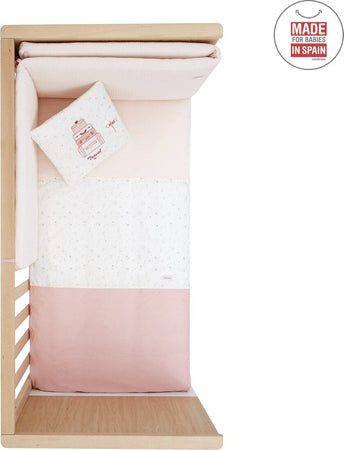 Set 2 pezzi Piumone 70 Sky Rosa 70X140X3 Cm Casa e cucina/Tessili per la casa/Biancheria per culle e lettini/Biancheria bimbi/Completi da lettino La Casa Del Bebè - Napoli, Commerciovirtuoso.it