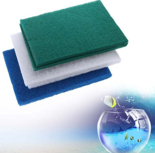 Set-2-Pezzi-Spugna-Filtro-32,5-X-12,5-Cm-Cotone-Biochimico-Per-Acquario