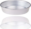 Set-2-Pezzi-Stampo-Crostata-Pastiera-20-Cm-Forno-Alluminio-Teglia-Antiaderente