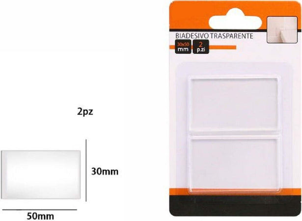 Set 2 Pezzi Strisce Gommini Biadesivo Trasparente Protezione Casa 30x50mm 66102 Casa, arredamento e bricolage > Bricolage e fai da te > Minuteria Trade Shop italia - Napoli, Commerciovirtuoso.it