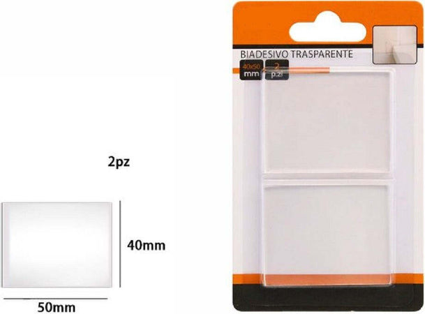 Set 2 Pezzi Strisce Gommini Biadesivo Trasparente Protezione Casa 40x50mm 66103 Casa, arredamento e bricolage > Bricolage e fai da te > Minuteria Trade Shop italia - Napoli, Commerciovirtuoso.it