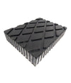 Set 2 Pezzi Tamponi Di Gomma Per Ponti Sollevatori Tampone 16 X 12 X 3.5 Cm