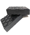 Set 2 Pezzi Tamponi In Gomma Per Ponti Sollevatori Tampone 16 X 12 X 5 Cm