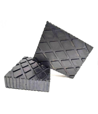 Set 2 Pezzi Tamponi In Gomma Per Ponti Sollevatori Tampone 16 X 12 X 5 Cm