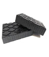 Set 2 Pezzi Tamponi In Gomma Per Ponti Sollevatori Tampone 16 X 12 X 5 Cm