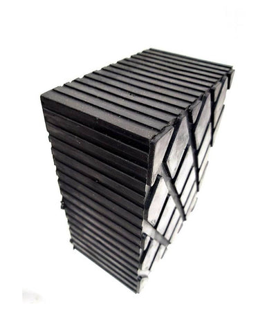 Set 2 Pezzi Tamponi In Gomma Per Ponti Sollevatori Tampone 16 X 12 X 8 Cm