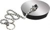 Set-2-Pezzi-Tappo-Tappi-Lavandino-3,8-Cm-Con-Catenella-Lavello-Lavanderia