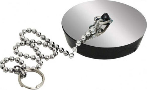 Set-2-Pezzi-Tappo-Tappi-Lavandino-4,1-Cm-Con-Catenella-Lavello-Lavanderia