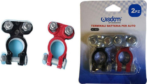 Set 2 Pezzi Terminali Terminale Batteria Per Auto Morsetti Con Bullone Xc-1072 Auto e Moto > Auto > Accessori Auto Trade Shop italia - Napoli, Commerciovirtuoso.it