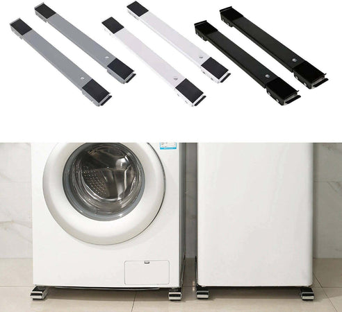 Set 2 Piastre Basi Staffe Supporto Con Ruote Per Spostare Frigorifero Lavatrice Soluzioni salvaspazio Trade Shop italia - Napoli, Commerciovirtuoso.it