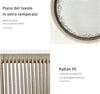 Set-2-Poltroncine-con-Tavolino-da-Esterno-in-Rattan-PE-Stile-Boho,-Cachi-e-Grigio-863-066