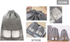 Set 2 Pz Borsa Sacchi Sacca Porta Scarpe Portascarpe Viaggio Sport 32x43cm 58086 Moda/Valigie borse e accessori da viaggio/Accessori/Accessori da viaggio/Sacchetti per calzature Trade Shop italia - Napoli, Commerciovirtuoso.it