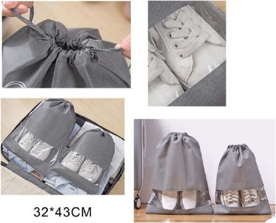 Set 2 Pz Borsa Sacchi Sacca Porta Scarpe Portascarpe Viaggio Sport 32x43cm 58086 Moda/Valigie borse e accessori da viaggio/Accessori/Accessori da viaggio/Sacchetti per calzature Trade Shop italia - Napoli, Commerciovirtuoso.it