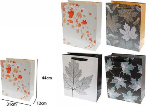 Set 2 Pz Buste Borsa Da Regalo Foglie Autunnali 44x31x12cm 69964 In Vari Modelli Casa, arredamento e bricolage > Prodotti per Feste Trade Shop italia - Napoli, Commerciovirtuoso.it