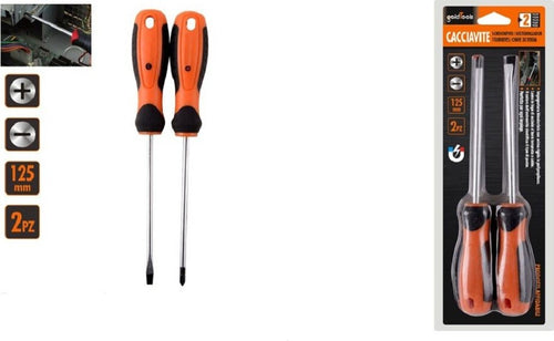 Set 2 Pz Cacciavite Giraviti Con Punta Magnetica A Taglio E A Croce 125mm 97199 Fai da te/Utensili elettrici e a mano/Utensili a mano/Cacciaviti/Cacciaviti a stella Trade Shop italia - Napoli, Commerciovirtuoso.it