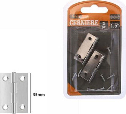 Set 2 Pz Cerniere Per Porte Mobili Armadi Sportelli Ante 35 Mm Silver Viti 69031 Casa, arredamento e bricolage > Bricolage e fai da te > Minuteria Trade Shop italia - Napoli, Commerciovirtuoso.it