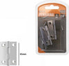 Set-2-Pz-Cerniere-Per-Porte-Mobili-Armadi-Sportelli-Ante-45-Mm-Silver-Viti-69032