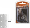 Set-2-Pz-Cerniere-Per-Porte-Mobili-Armadi-Sportelli-Ante-65-Mm-Silver-Viti-69034