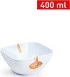 Set-2-Pz-Ciotola-Ciotolina-Piccola-Quadrata-Opale-Bianca-Da-400ml-Tavola-1280501