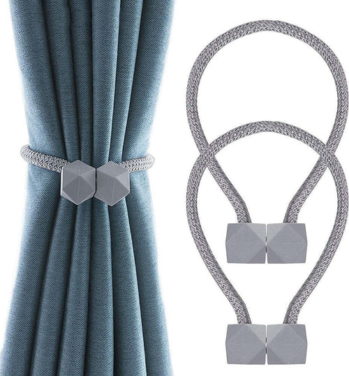 Set 2 Pz Fermatende Magnetici Per Tenda Moderno Fibbia Intrecciata Colore Grigio Casa e cucina/Tessili per la casa/Accessori per tende e tendine/Fermatende e raccogli tenda Trade Shop italia - Napoli, Commerciovirtuoso.it