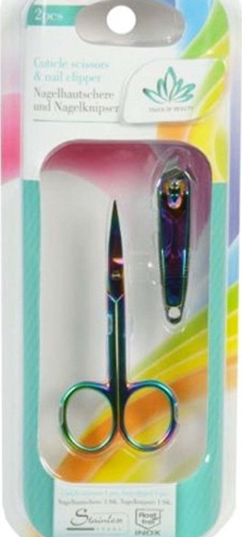 SET 2 PZ. FORBICI E TAGLIAUNGHIE IN ACCIAIO MANICURE CURA DELLE MANI FORBICINE Bellezza/Manicure e pedicure/Strumenti e accessori/Forbicine per unghie Trade Shop italia - Napoli, Commerciovirtuoso.it