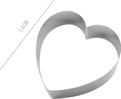 Set 2 Pz Forme A Cuore Per Dolci Biscotti Cake Design Stampini Torte 14 Cm 98936 Casa e cucina/Teglie da forno e accessori per pasticceria/Accessori e utensili per pasticceria/Formine per biscotti Trade Shop italia - Napoli, Commerciovirtuoso.it