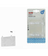 Set 2 Pz Ganci Adesivi Appendino Doppio 2 Posti Casa A Parete Trasparente 87759