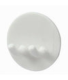 Set 2 Pz Ganci Adesivi Doppio Casa Bagno Attaccapanni Da Parete Circolare 79337