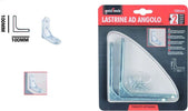 Set 2 Pz Lastrina Ad Angolo 100mm Sostegno Staffa Angolare Con Viti Mobili 91214 Fai da te/Ferramenta/Chiodi viti ed elementi di fissaggio/Staffa Trade Shop italia - Napoli, Commerciovirtuoso.it