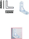 Set 2 Pz Lastrina Ad Angolo 100mm Sostegno Staffa Angolare Con Viti Mobili 91214 Fai da te/Ferramenta/Chiodi viti ed elementi di fissaggio/Staffa Trade Shop italia - Napoli, Commerciovirtuoso.it