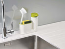 SET 2 PZ ORGANIZER PER LAVELLO DISPENSER DI SAPONE LIQUIDO + CONTENITORE SPUGNE  Trade Shop italia - Napoli, Commerciovirtuoso.it