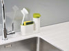 Set-2-Pz-Organizer-Per-Lavello-Dispenser-Di-Sapone-Liquido-+-Contenitore-Spugne
