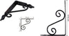 Set 2 Pz Reggimensola Supporto Staffa Angoliere Fantasia 145x110mm Nera 91276 Fai da te/Ferramenta/Staffe e supporti per mensole Trade Shop italia - Napoli, Commerciovirtuoso.it