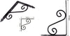 Set 2 Pz Reggimensola Supporto Staffa Angoliere Fantasia 190x140 Mm Nera 91277 Fai da te/Ferramenta/Staffe e supporti per mensole Trade Shop italia - Napoli, Commerciovirtuoso.it