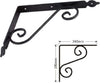 Set 2 Pz Reggimensola Supporto Staffa Angoliere Fantasia 240x190 Mm Nera 91278 Fai da te/Ferramenta/Staffe e supporti per mensole Trade Shop italia - Napoli, Commerciovirtuoso.it