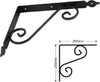 Set 2 Pz Reggimensola Supporto Staffa Angoliere Fantasia 290x240cm Nera 91279 Fai da te/Ferramenta/Staffe e supporti per mensole Trade Shop italia - Napoli, Commerciovirtuoso.it