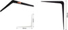 Set 2 Pz Reggimensola Supporto Staffa Triangolo Mensola Metallo 30 Cm Nero 91273 Fai da te/Ferramenta/Staffe e supporti per mensole Trade Shop italia - Napoli, Commerciovirtuoso.it