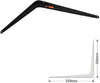 Set 2 Pz Reggimensola Supporto Staffa Triangolo Mensola Metallo 35 Cm Nero 91274 Fai da te/Ferramenta/Staffe e supporti per mensole Trade Shop italia - Napoli, Commerciovirtuoso.it
